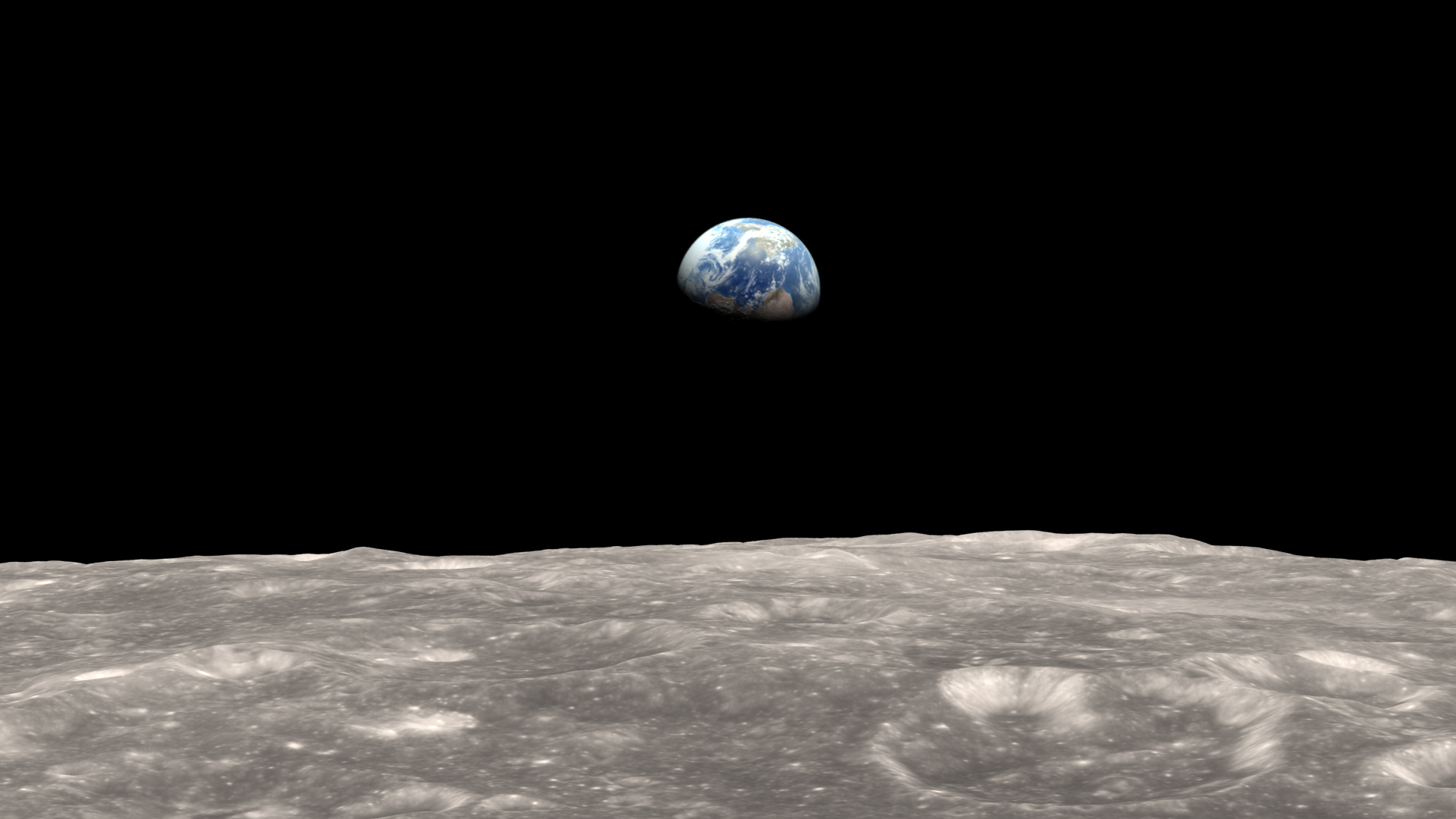 La Terre vue de la Lune. ©NASA