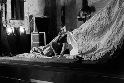Victor Labarthe, le mac du set de la bühne (Toutes les photos qui suivent ont été prises par Peter Gesierich.)